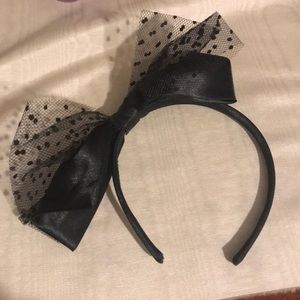 Black Bow Headband